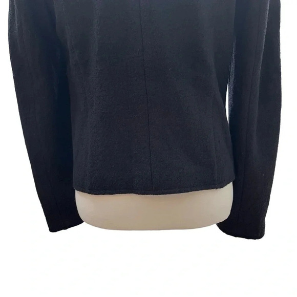 J.Jill Black Wool/Viscose Blend Blazer Size X-Small - Picture 11 of 15
